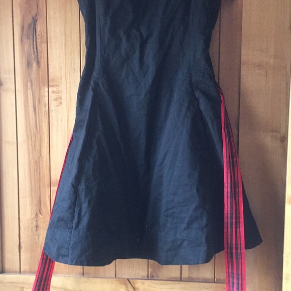 Polo Ralph Lauren black tartan tie dress - Picture 3 of 7